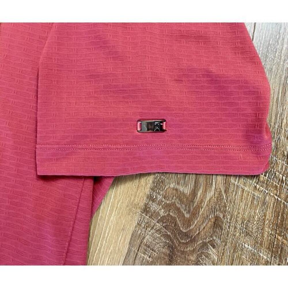 Nike Tiger Woods Collection Polo Shirt‎ Men's Large Dri Fit Golf Sunday Red EUC - Picture 4 of 10